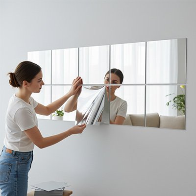 Miroir autocollant