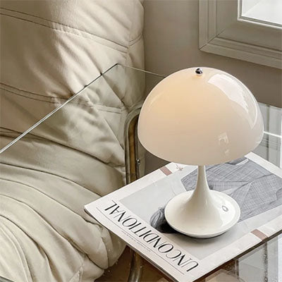 Lampe champignon decor salon