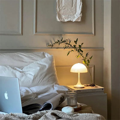 Lampe champignon elegance salon