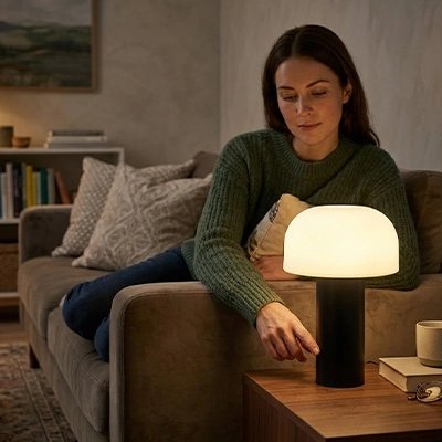Lampe champignon
