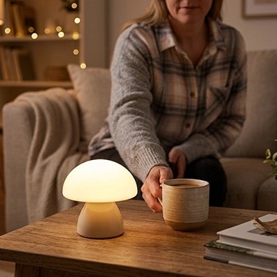 Lampe champignon élégante