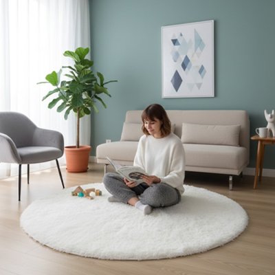 Tapis rond salon
